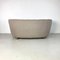 Vintage Danish Banana Sofa in Light Grey, 1930s 4