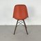 DSW Side Chair in Coral by Eames for Herman Miller 6