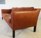 Dänisches Vintage Mid-Century Vintage 3-Sitzer Sofa aus cognacfarbenem Leder 3
