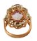 9 Karat Gold & Silver Cluster Fashion Ring 3