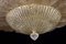 Lámpara de techo o plafón de cristal de Murano dorado, Imagen 7
