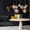 Large Gold The Globe Suspension Lamp by Joe Colombo for Oluce 4