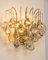 Large Golden Gilded Brass & Crystal Sconces by C.Palme, Germany, 1970s, Set of 2, Image 8