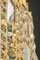 Großer Kronleuchter aus vergoldetem Messing & Kristallglas von Palwa, 1970er 12