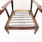 Italienischer Mid-Century Sessel aus weißem Stoff & Holz von Paolo Buffa, 1950er 12