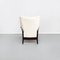 Mid-Century Italian White Fabric & Wooden Armchair by Paolo Buffa, 1950s 5