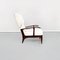 Mid-Century Italian White Fabric & Wooden Armchair by Paolo Buffa, 1950s 3