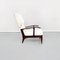Mid-Century Italian White Fabric & Wooden Armchair by Paolo Buffa, 1950s, Image 3