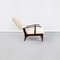 Mid-Century Italian White Fabric & Wooden Armchair by Paolo Buffa, 1950s 4