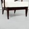Italienischer Mid-Century Sessel aus weißem Stoff & Holz von Paolo Buffa, 1950er 17