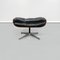 American Black Leather & Wood 670 & 671 Lounge Chair & Ottoman by Eames for Miller, 1970s, Set of 2, Image 15