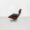 American Black Leather & Wood 670 & 671 Lounge Chair & Ottoman by Eames for Miller, 1970s, Set of 2, Image 5