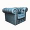 Chesterfield Clubsessel in Blau 2