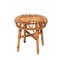 Mid-Century Italian Rattan and Bamboo Stool by Franco Albini, Italy, 1960s, Image 7