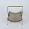 Mid-Century Brass and Smoked Glass Magazine Rack from Fontana Arte, Italy, 1960s 19