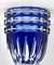 Crystal Vase in Cobalt Blue from Val Saint Lambert, 1950s, Image 5