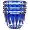 Crystal Vase in Cobalt Blue from Val Saint Lambert, 1950s, Image 1