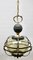 Lámpara colgante Mid-Century de metal y vidrio, Imagen 6
