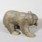 Vintage Swiss Carved Black Forest Bear with Salmon, 1960 6