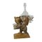 Swiss Whimsy Wooden Carved Bear Decanter Stand, 1920s 2
