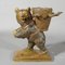 Swiss Whimsy Wooden Carved Bear Decanter Stand, 1920s 6