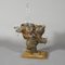 Swiss Whimsy Wooden Carved Bear Decanter Stand, 1920s 3