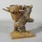 Swiss Whimsy Wooden Carved Bear Decanter Stand, 1920s 7