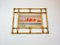 Italian Rattan & Bamboo Rectangular Wall Mirror, 1960s, Image 7