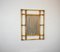 Italian Rattan & Bamboo Rectangular Wall Mirror, 1960s 8