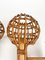 Rattan & Bamboo Sconces Lantern Wall Lamp by Louis Sognot, 1960s, Set of 2, Image 5