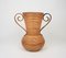 Italienische Rattan Amphora Vase von Vivai Del Sud, 1960er 3