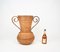Italian Rattan Amphora Vase by Vivai Del Sud, 1960s 9