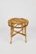 Italienischer Mid-Century Modern Rattan Hocker aus Bambus von Franco Albini, 1960er 2