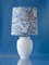Hamptons Style Handcrafted Table Lamp from Vintage Velsen Delft White Vase Vasen 1