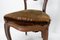 Französische Napoleon III Stühle aus exotischem Holz & Samt, spätes 19. Jh., 2er Set 7