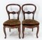 Französische Napoleon III Stühle aus exotischem Holz & Samt, spätes 19. Jh., 2er Set 1