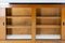Mid-Century French Oak Buffet Enfilade Sideboard Credenza with Four Sliding Doors 8