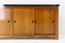Mid-Century French Oak Buffet Enfilade Sideboard Credenza with Four Sliding Doors 4