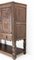 Spanische Mid-Century Eichenholz Anrichte mit Zwei Türen und Schubladen 4