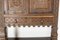 Spanische Mid-Century Eichenholz Anrichte mit Zwei Türen und Schubladen 9