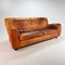 Italian Cognac Leather 2,5 Seats Fatboy Sofa by Molinari, 1980s, Image 5