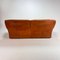 Italian Cognac Leather 2,5 Seats Fatboy Sofa by Molinari, 1980s, Image 11