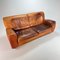 Italian Cognac Leather 2,5 Seats Fatboy Sofa by Molinari, 1980s 6