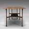 Vintage English Writing Desk in Steel and Pine 3