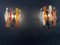 Multi Colored Glasses Murano Wall Sconces, 1980s, Set of 2, Image 10