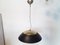 Large Black Ceiling Lamp, 1960s 1