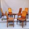 Chaises par Tito Agnoli pour Molteni, Set de 6 1