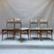 Grey Velvet Chairs, Set of 4 10