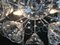 Sputnik Deckenlampe aus Kristallglas in Chrom 18