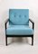 Vintage Turquoise Lounge Chair by Z. Baczyk, 1970s, Image 10